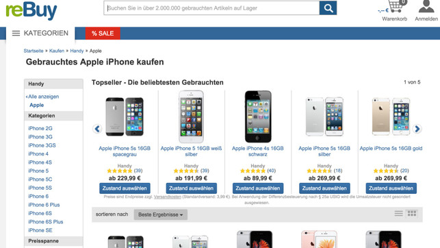 iPhone bei rebuy.de gebraucht kaufen iPhone bei rebuy.de gebraucht kaufen