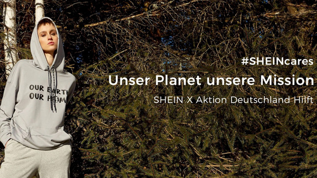 Auf der Webseite von Shein gibt es einen Menupunkt "Soziale Verantwortung"