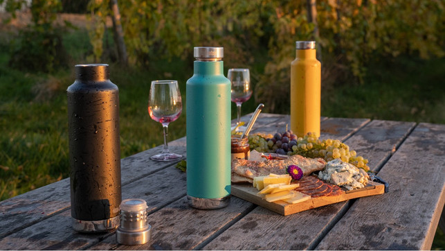 Bessere Thermosflaschen Isolierflaschen Isolierflasche aus Recycling-Edelstahl