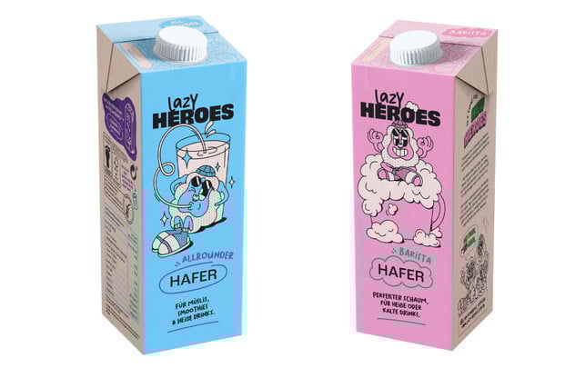 Hafermilch von Lazy Heroes: Der Allrounder und die Barista-Variante Hafermilch von Lazy Heroes: Der Allrounder und die Barista-Variante