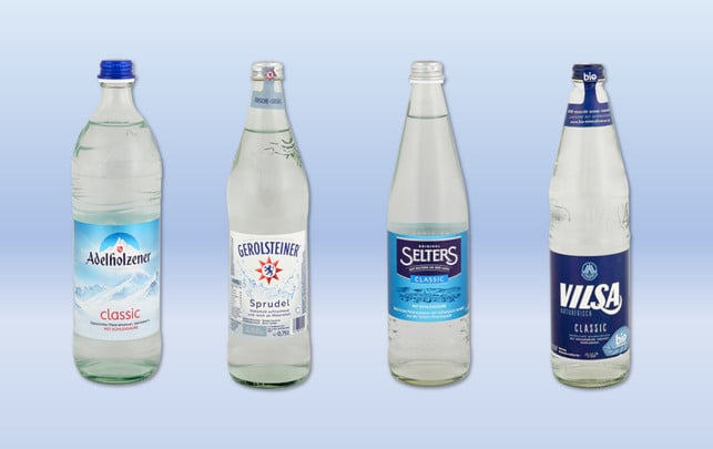 Classic-Mineralwasser bei Öko-Test: Adelholzener, Gerolsteiner, Selters, Vilsa Classic-Mineralwasser bei Öko-Test: Adelholzener, Gerolsteiner, Selters, Vilsa. Welches ist das beste Wasser?