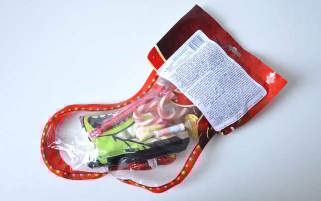 Plastik-Nikolaus-Socke