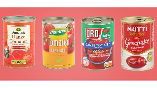 oekotest-tomaten-geschaelt Geschälte Tomaten im Test: Hohe Mengen des Hormongifts BPA in Dosentomaten