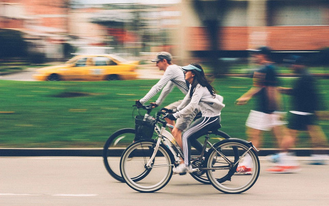 Being -friendly to be on the move works by bike.