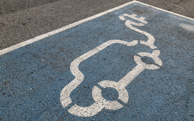 Parkplatz für E-Autos Parkplatz für E-Autos