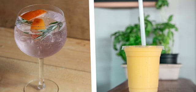 Welche Getränke meiden? Alkohol und Smoothie