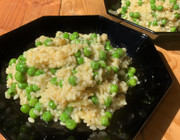 Erbsenrisotto