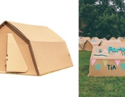 Kartent: Das recycelbare Kartonzelt für Festivals