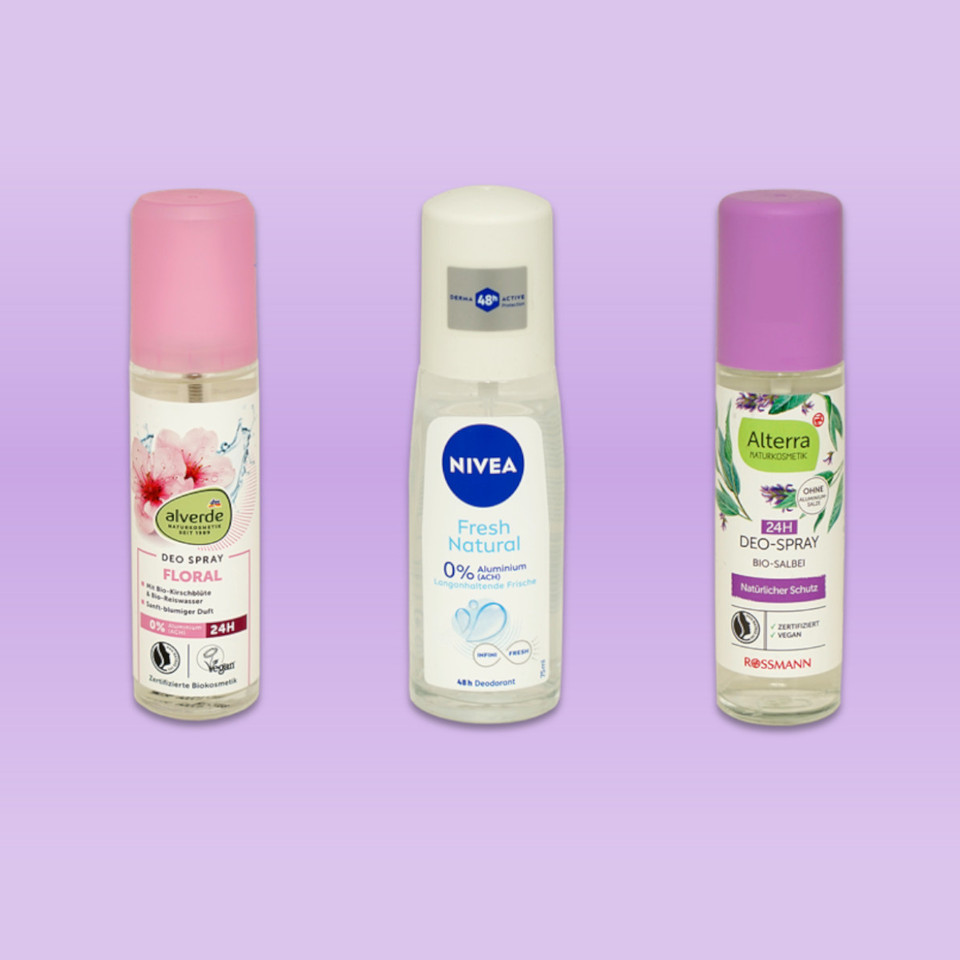 Deos ohne Aluminium bei Öko-Test: So schneiden Nivea, dm und Co. ab