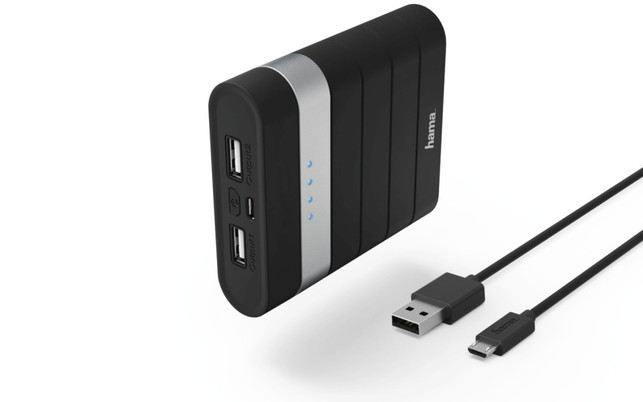 Powerbank Hama Joy Lithium-Ion Akku 10400 mAh Powerbank-Test: Hama Joy Lithium-Ion Akku 10400 mAh bekam ein 'sehr gut' in Öko-Test 12/2017