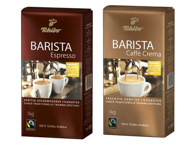 BARISTA Range Tchibo Barista Fairtrade-Kaffee: Die Barista-Linie für Vollautomaten gibt es ab 13 Euro/Kilo
