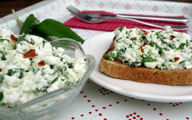 Rezept Bärlauch Feta Brot Rezept für ein Brot mit Bärlauch-Feta