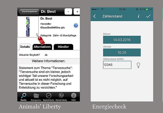 Grüne Apps: Animals, Liberty-Energiecheck, Goodnity Die besten Apps: Animals, Liberty-Energiecheck, Goodnity