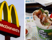 McDonalds Veggie-Wraps mit Fleisch