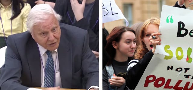 David Attenborough Parlament Klimakrise