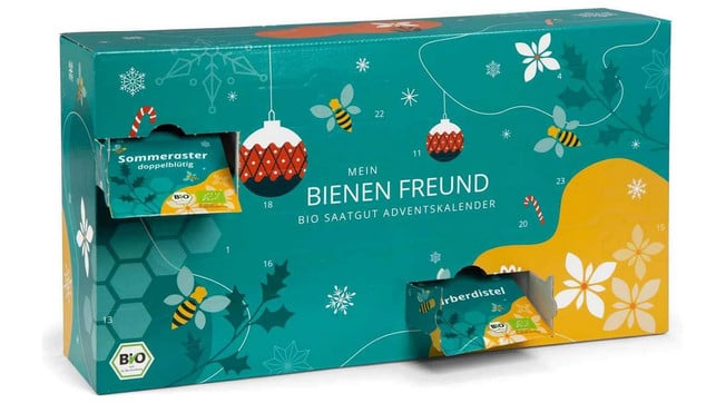 advenskalender-kinder-2024-bienenfreund Adventskalender für Kinder 2024: Samen für bienenfreundliche Pflanzen