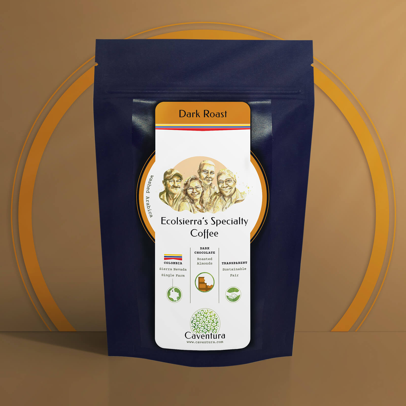 Caventura_Dark-Roast_Ecolsierra_Bestenliste_Utopia_211222 Caventura-Kaffee aus Kolumbien