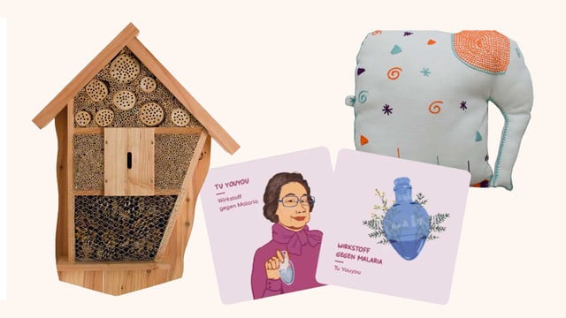 20 ausgefallene Geschenkideen, die Gutes bewirken 20 ausgefallene Geschenke besonders nachhaltig Insektenhotel Memory Plüschelefant