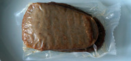 Veggie-Schnitzel in Plastik eingeschweisst Kein Veggie-Schnitzel ohne Plastik