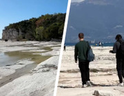 Gardasee: Wasserstand nahe Allzeittief – Tourist:innen genießen „Vorteile“