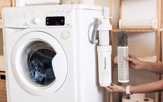 Nachrüstbare Mikroplastikfilter für Waschmaschinen: Modell von Planet Care Nachrüstbare Mikroplastikfilter für Waschmaschinen: Modell von Planet Care