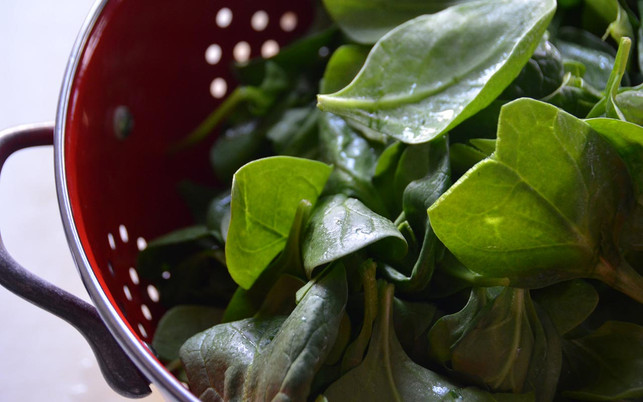 Ostereier färben mit Spinat Ostereier färben mit Spinat