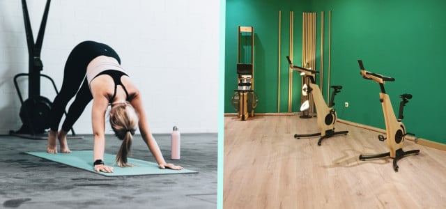Sustainable fitness studio: The Good Gym in Munich relies on fitness equipment made of wood