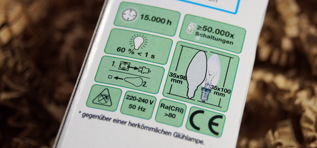 Eckdaten einer LED-Lampe Eine LED-Lampe hat viele Eckdaten, nicht alle sind wichtig