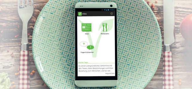 Vebu-App Ernährungs-App des Vebu