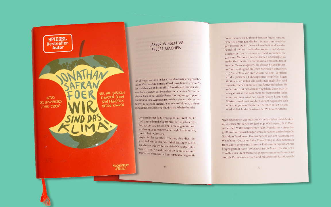Wir Sind Das Klima Des Us Autors Jonathan Safran Foer