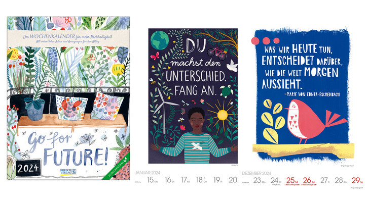 Willkommen 2024! Die schnsten nachhaltigen Kalender  Utopia.de