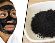 Aktivkohle Gesichtsmaske schwarze Maske