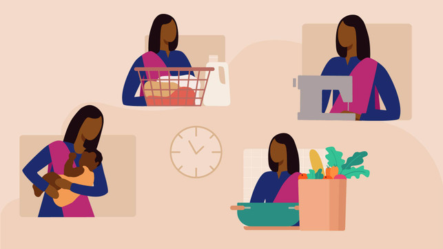 GK_Utopia_Listicle_Illustrationen_7 Frauenrechte Modeindustrie Familie und Beruf Mode
