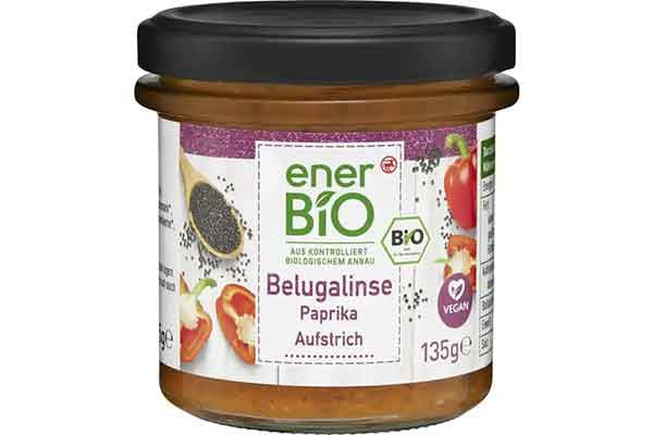 enerBiO Belugalinse Paprika Aufstrich