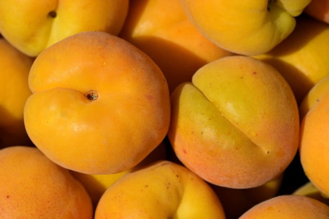 Apricots contain a lot of antioxidant lycopene. 