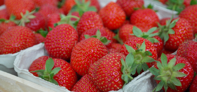 Erdbeeren können unter anderem mit Perchlorat belastet sein.