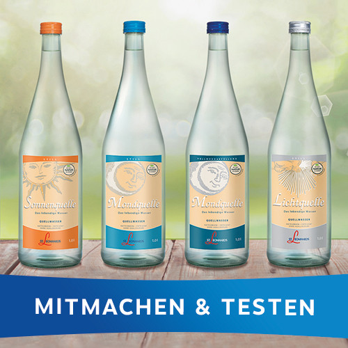 Teste jetzt und finde dein Lieblingswasser von St. Leonhards