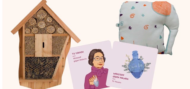 20 ausgefallene Geschenke besonders nachhaltig Insektenhotel Memory Plüschelefant
