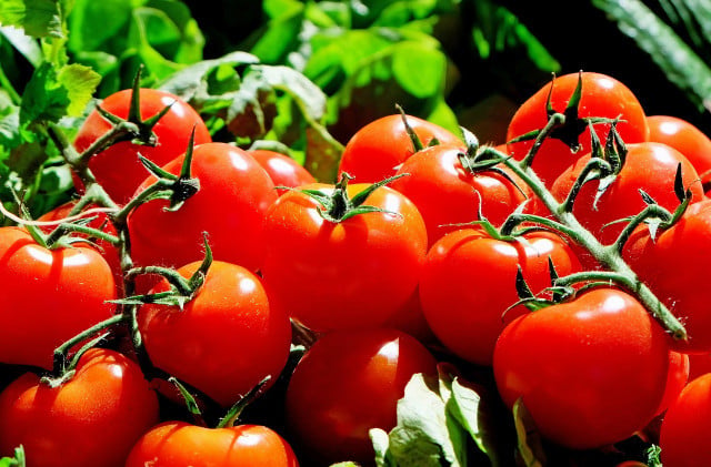 Tomatoes are rich in lycopene.