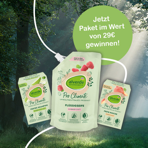Pro Climate Produkte von dm gewinnen - umweltneutrale Produkte
