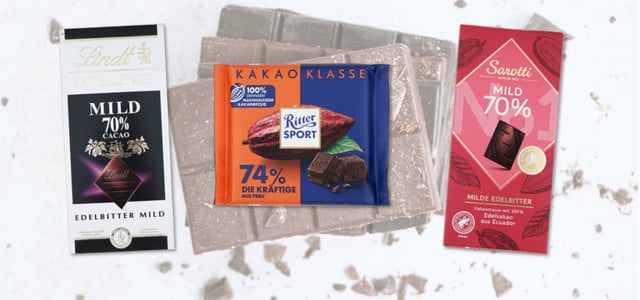 Schokolade bei Öko-Test: Lindt, Ritter Sport Sarotti