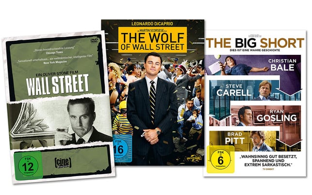 Wall Street, Wolf of Wall Street, Big Short Wall Street, Wolf of Wall Street, Big Short