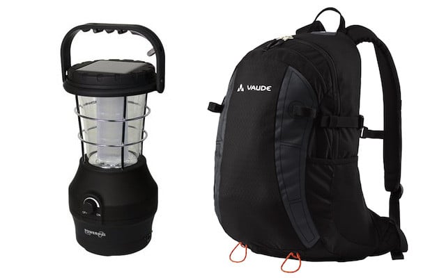 Outdoor-Zubehör Outdoor-Zubehör: PowerPlus-Lampe Hippo, Rucksack von Vaude
