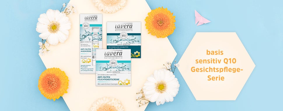 lavera basis sensitiv Q10 Gesichtspflege-Serie