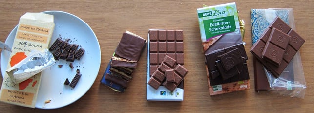 Faire Schokolade im Geschmackstest Faire Schokolade im Geschmackstest