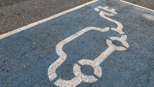 Parkplatz für E-Autos Parkplatz für E-Autos