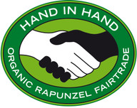 Rapunzel Hand in Hand Fair Trade Schokolade kann auch das Rapunzel Hand in Hand Siegel haben