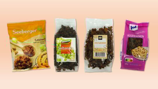 rosinen-test-oeko-test-fand-in-vielen-produkten-be-oekotest-241023 Rosinen-Test: Öko-Test fand in vielen Produkten bedenkliche Pestizide.