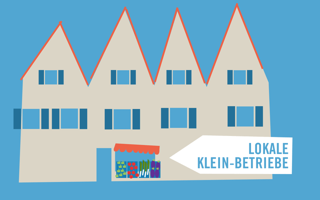 Regional einkaufen: kleine, lokale Betriebe Regional einkaufen: kleine, lokale Betriebe
