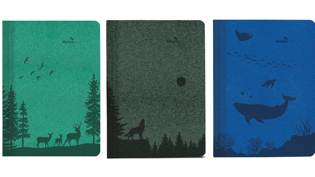taschenkalender-nachhaltig-2024-natureline Schlichte, schöne Kalender von Nature Line
